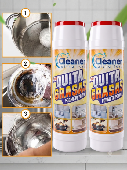 Cleaner Ultra Fast - Quitagrasas en Polvo, Segunda Unidad GRATIS